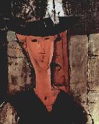 Amedeo Modigliani Dame mit Hut Germany oil painting artist